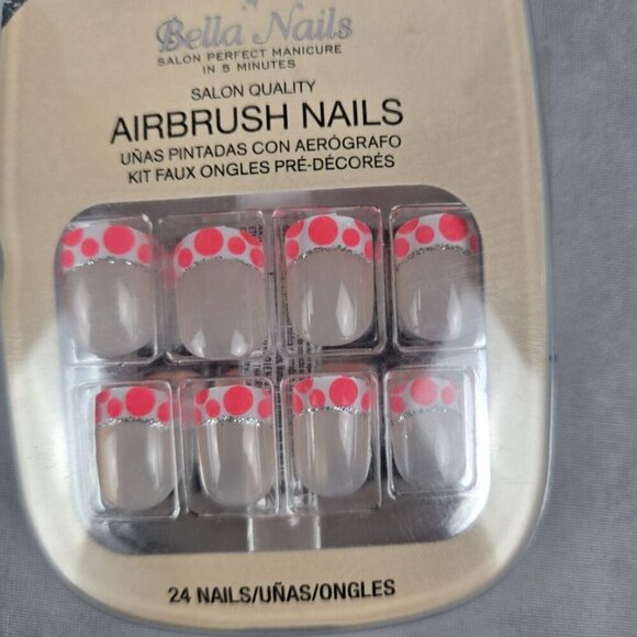 Bella Nails Salon Quality Pink Airbrush Nails #399313 - 24 Nails [BNIB Sealed] - Picture 5 of 5